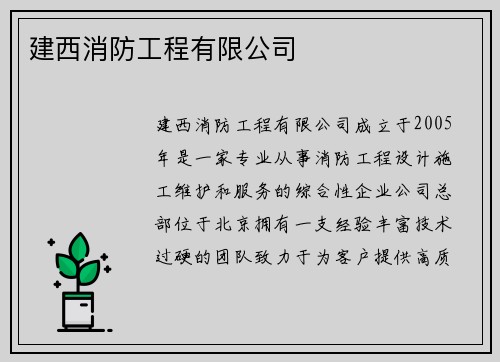 建西消防工程有限公司